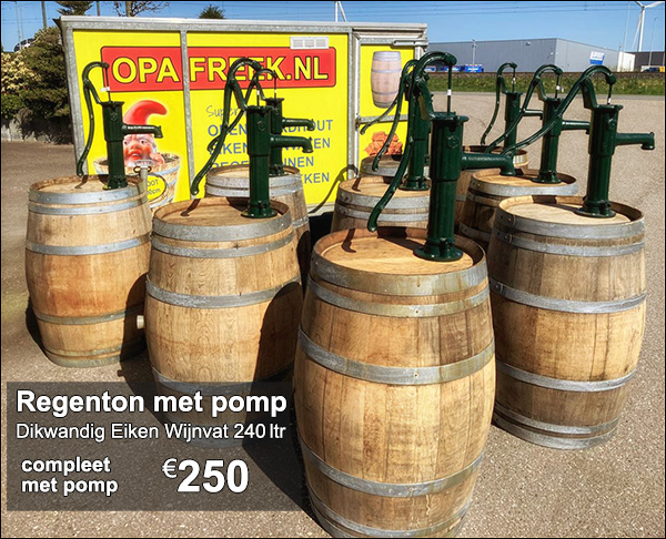 Regentonnen van Opa Freek Regentonnen van Opa Freek