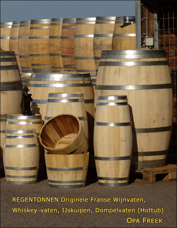 REGENTONNEN van Opa Freek