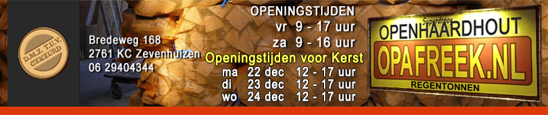 Openhaardhout Opa Freek