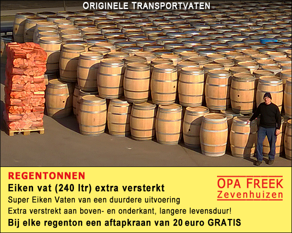 Regentonnen Groothandel Opa Freek